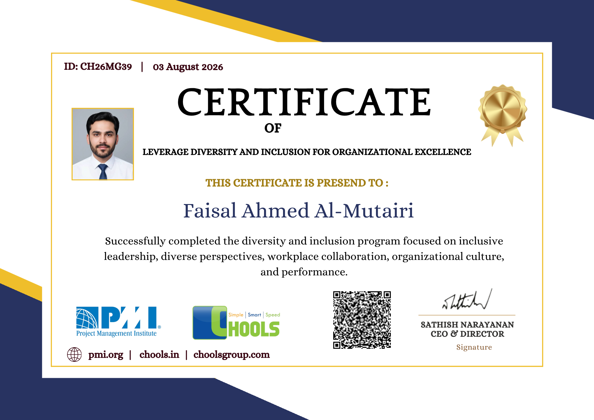 Management Programs Certificate